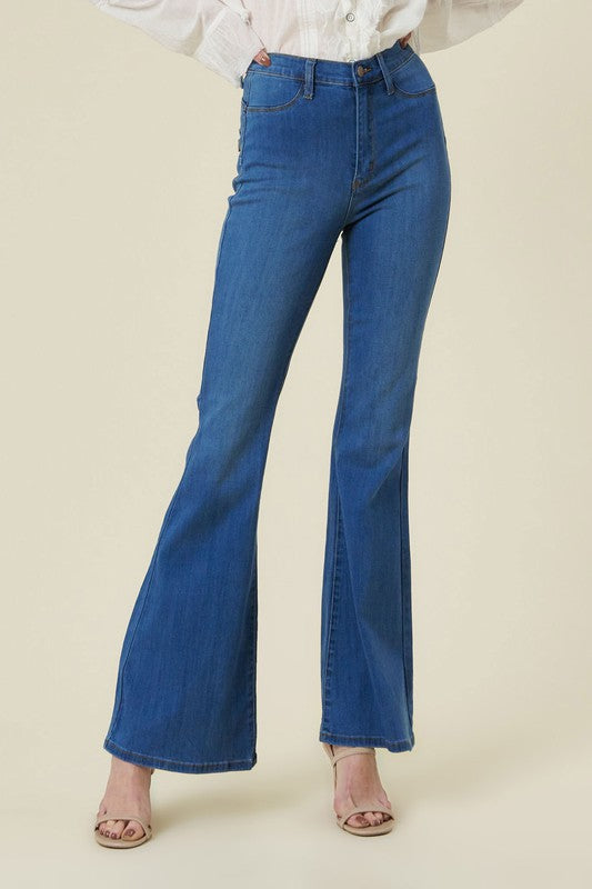 Curvy Flare Jeans - Southern Obsession Co. 