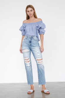  HIGH RISE MOM JEANS - Southern Obsession Co. 