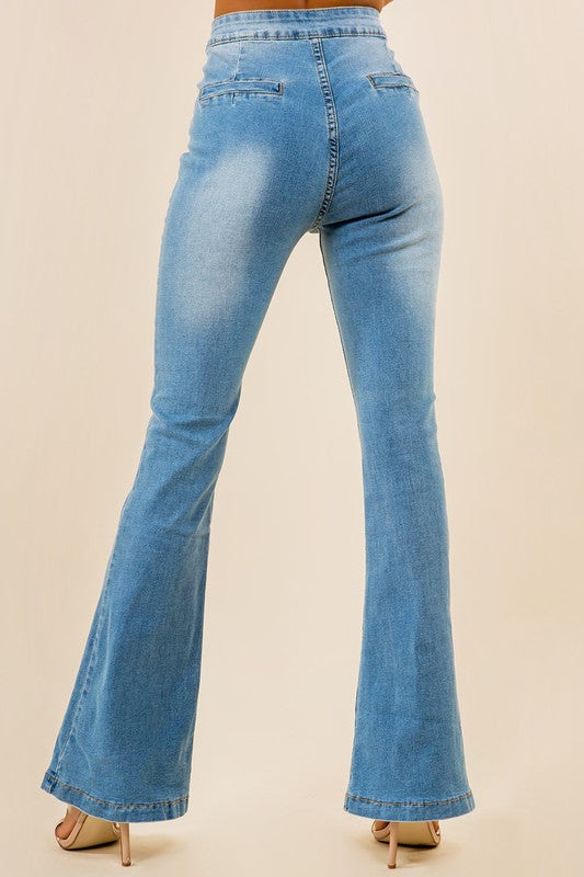 DENIM JEANS BOOT CUT - Southern Obsession Co. 
