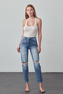  HIGH RISE GIRLFRIEND JEANS - Southern Obsession Co. 