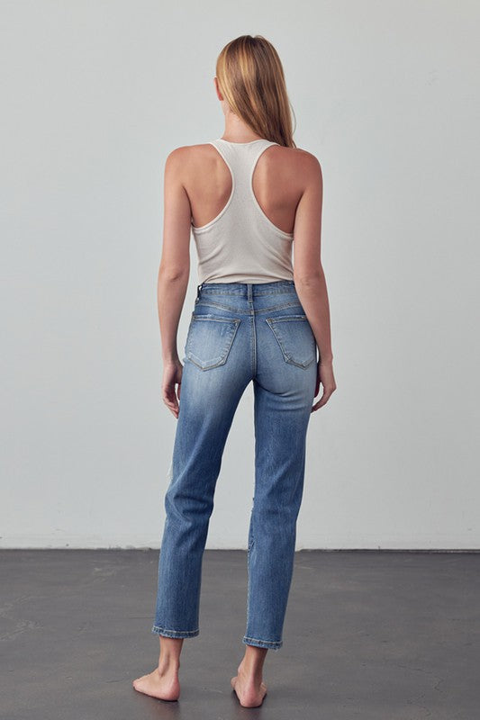 HIGH RISE GIRLFRIEND JEANS - Southern Obsession Co. 