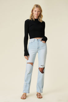  Distressed Wide Leg Jeans - Southern Obsession Co. 