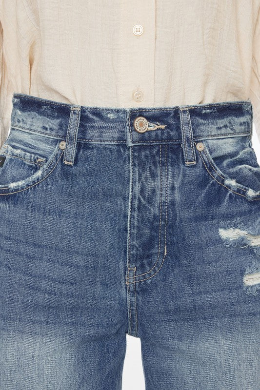 Ultra High-Rise Distressed 90s Flare - Southern Obsession Co. 