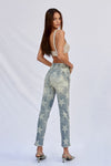 HIGH RISE STAR PRINTED GIRLFRIEND JEANS - Southern Obsession Co. 