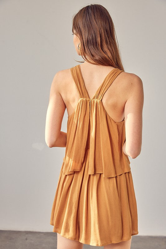 Shirring Detail Romper - Southern Obsession Co. 