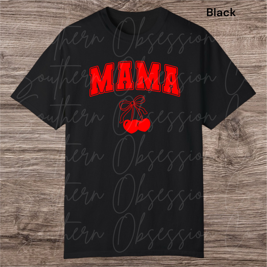 Cherry Red Mama Tee