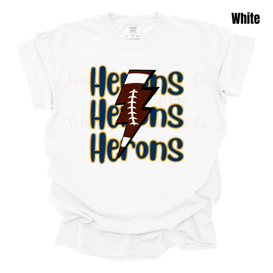 Herons Football Tee