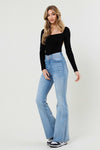 High-Waisted Flare Jeans - Southern Obsession Co. 