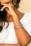 Glitter Jelly Bangle Bracelets - Southern Obsession Co. 