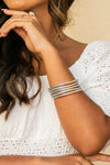 Glitter Jelly Bangle Bracelets - Southern Obsession Co. 