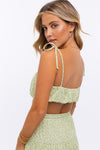 Tie Strap Ruched Crop Top - Southern Obsession Co. 
