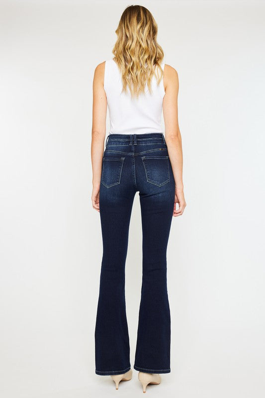 High Rise Wide Waistband Skinny Bootcut - Southern Obsession Co. 