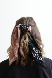  Two Tone Western Floral Bandana - Southern Obsession Co. 