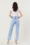High Waisted Straight Leg in Vintage Acid Wash - Southern Obsession Co. 