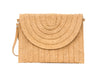 Straw Foldover Convertible Clutch - Southern Obsession Co. 