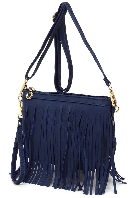 Western Fringe Clutch Cross Body Bag - Southern Obsession Co. 