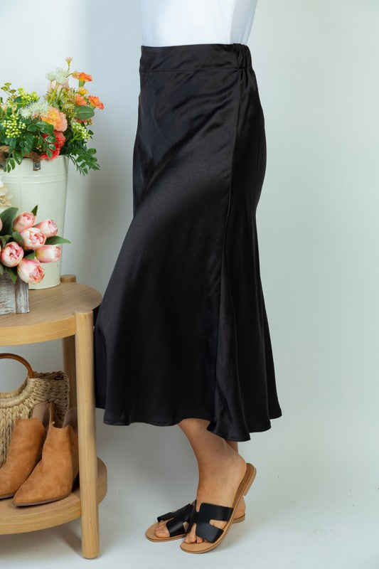 High Waisted Woven Skirt - Southern Obsession Co. 