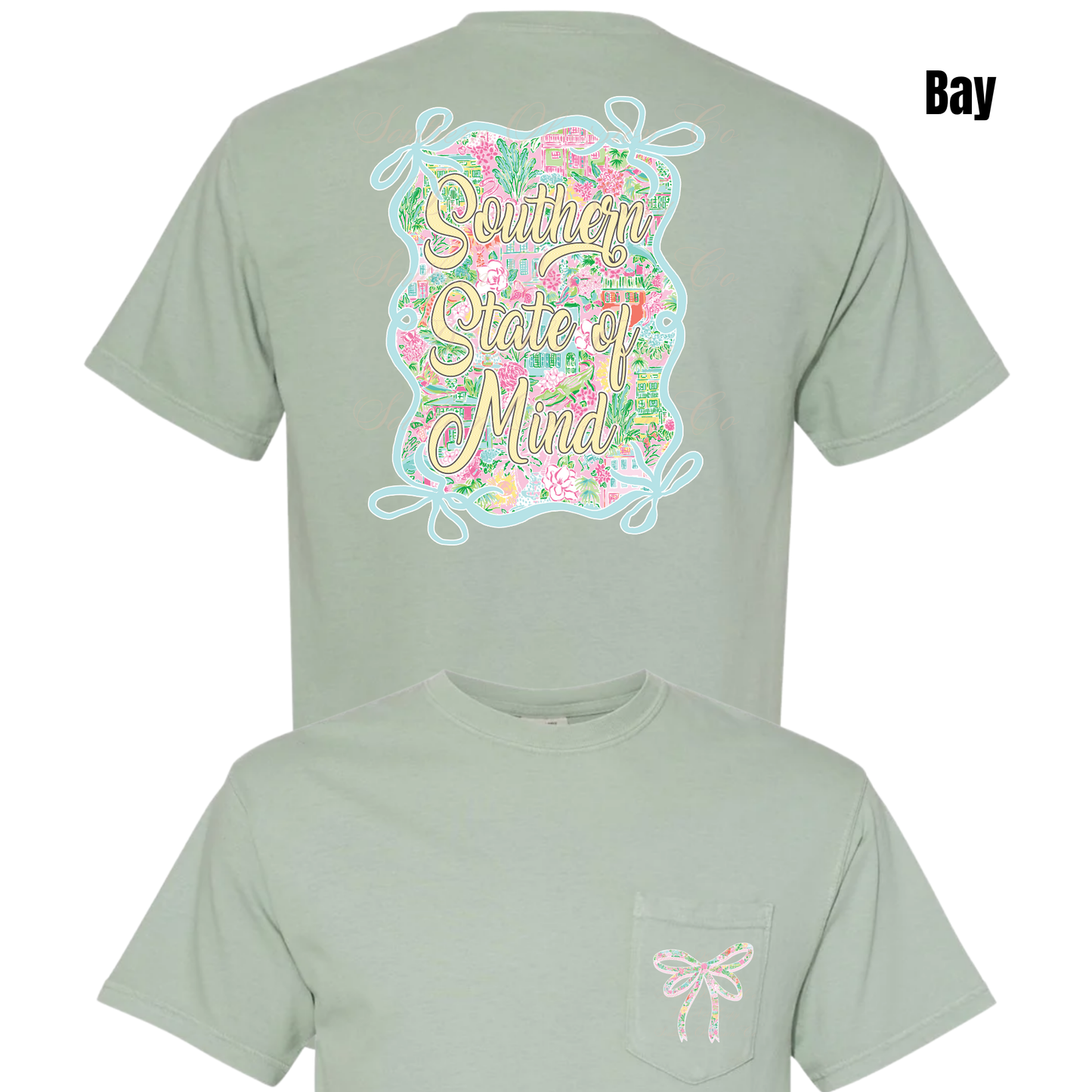 Blue Southern State Of Mind Tee