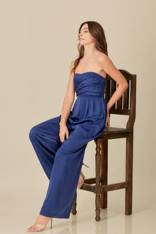  Overlapping Top Detailed Jumpsuit - Southern Obsession Co. 