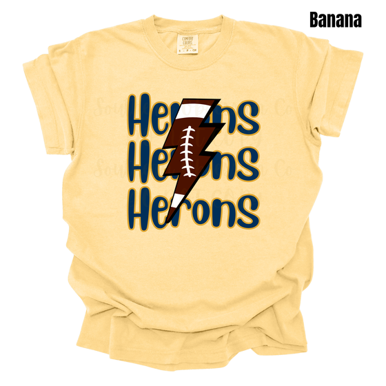 Herons Football Tee