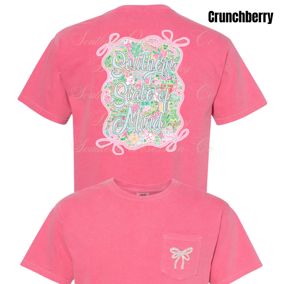 Pink Southern State Of Mind Tee