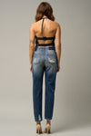 High Waist Straight Jeans - Southern Obsession Co. 
