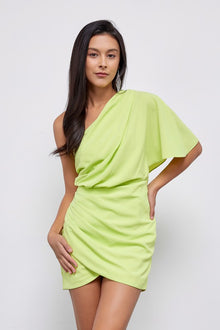  One Shoulder Wrap Dress - Southern Obsession Co. 