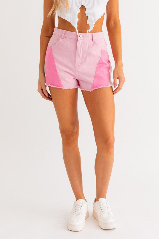Color Blocked Shorts - Southern Obsession Co. 