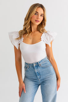 Ruffled Bodysuit - Southern Obsession Co. 