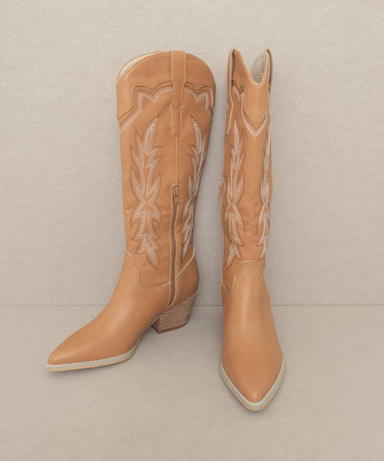Embroidered Cowboy Boot - Southern Obsession Co. 