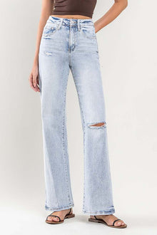  90's Vintage Super High-Rise Flare Jeans - Southern Obsession Co. 