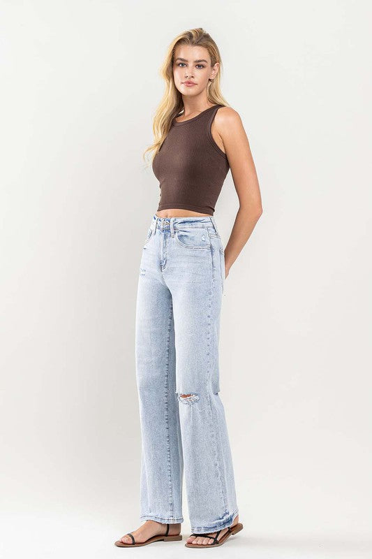 90's Vintage Super High-Rise Flare Jeans - Southern Obsession Co. 