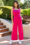 Smocked Bodice Jumpsuit - Southern Obsession Co. 