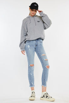  Mid Rise Distressed Jeans - Southern Obsession Co. 