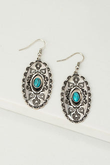  TURQUOISE STONE EARRINGS - Southern Obsession Co. 