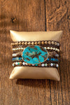 5 wraps stone boho bracelet - Southern Obsession Co. 