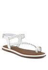 STALLONE Braided Flat Sandals - Southern Obsession Co. 