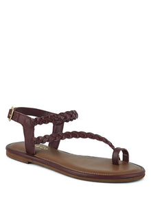  STALLONE Braided Flat Sandals - Southern Obsession Co. 