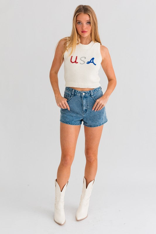 USA Knit Tank Top - Southern Obsession Co. 