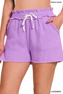  Elasticband Drawstring Shorts - Southern Obsession Co. 