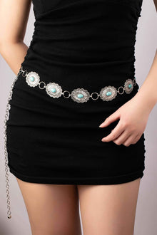  WAIST/BELLY CHAIN WITH TURQUOISE - Southern Obsession Co. 