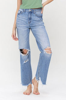  90's Vintage Super High Rise Flare Jeans - Southern Obsession Co. 