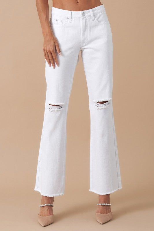 HIGH RISE SLIM STRAIGHT - Southern Obsession Co. 