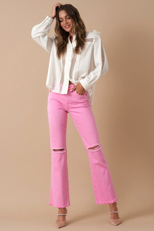 HIGH RISE SLIM STRAIGHT - Southern Obsession Co. 