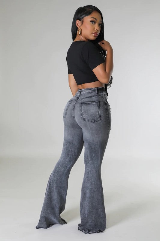 Storm Bell Bottom Jean - Southern Obsession Co. 