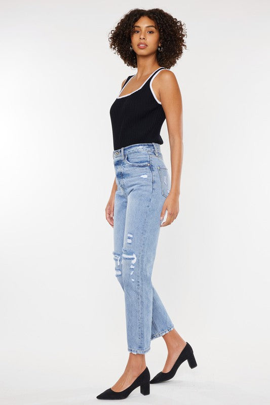 High Rise 90's Boyfriend Jeans - Southern Obsession Co. 