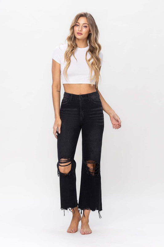90's Vintage Crop Flare Jean - Southern Obsession Co. 