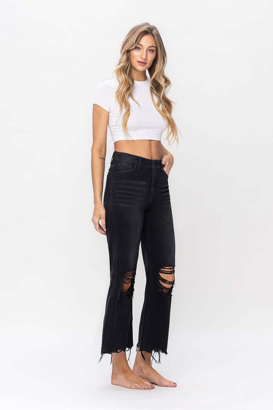 90's Vintage Crop Flare Jean - Southern Obsession Co. 