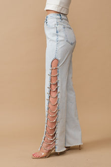  Jewel Trim Jeans - Southern Obsession Co. 