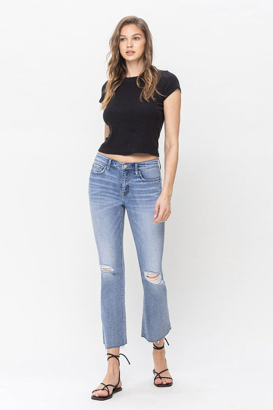 Mid Rise Kick Flare Jeans - Southern Obsession Co. 
